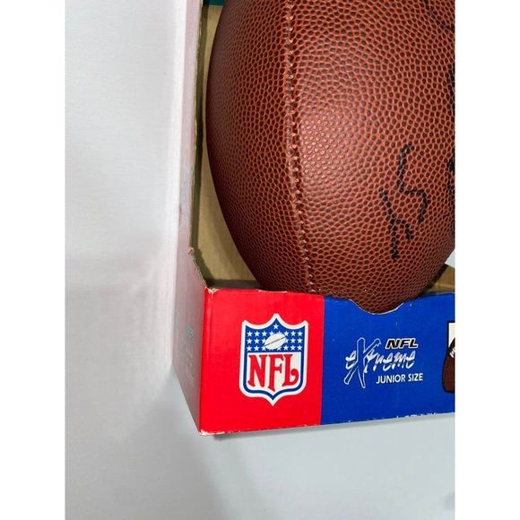 AUTHENTIC SIGNED TEDY BRUSCHI FOOTBALL - Picture 4 of 7